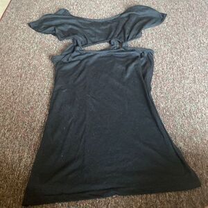 6 shore road xs black dress
